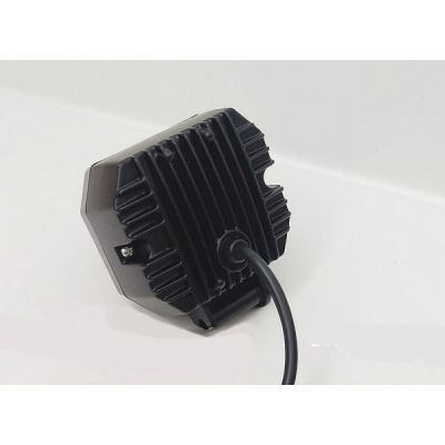 Диодна светлина с ринг ( правоъгълен ) 12V-24V - бяло / жълто