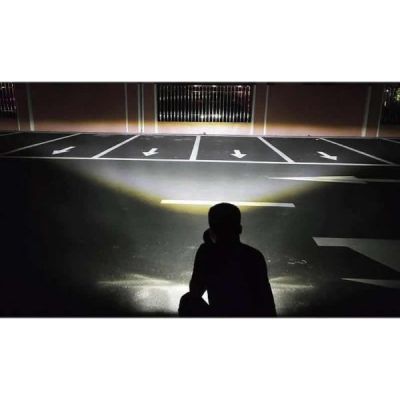 Диодна светлина с ринг ( правоъгълен ) 12V-24V - бяло / жълто