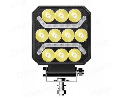 LED диодна лампа халоген бяла светлина + бял габарит 12V/24V