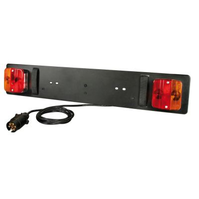 ABS заден борд за ремарке 78х14 см – 12/24V