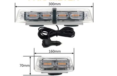 Сигнална лампа 12V 30cm с магнит