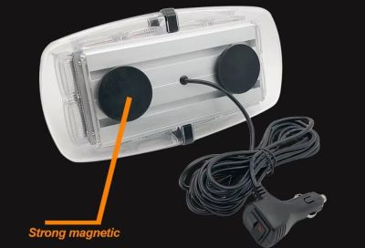 Сигнална лампа 12V 30cm с магнит