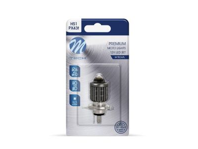 МОТО ЛУПА LED HS1/H4 M-TECH крушка