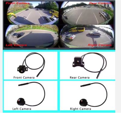 КОМПЛЕКТ 4БР AHD КАМЕРИ 360° ОРЛОВО ОКО 720P