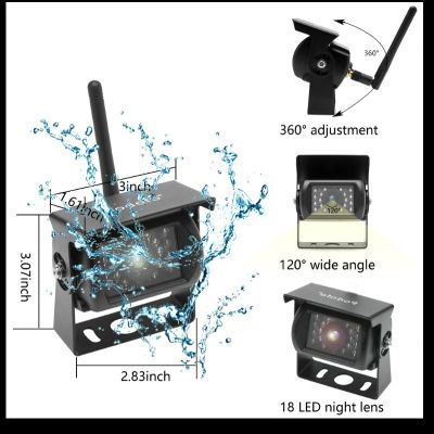 Wireless камера за наблюдение на камион/бус