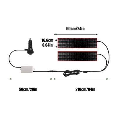 Светещи LED очи за предно стъкло,Devil Eyes 2 х 60/17 см