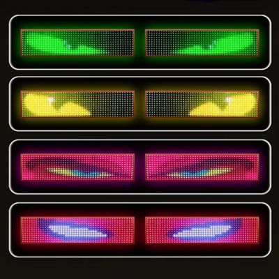 Светещи LED очи за предно стъкло,Devil Eyes 2 х 60/17 см