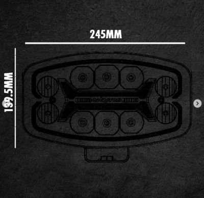 Халоген LED+ DRL / бял + жълт