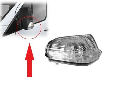 Мигач в огледало за Mercedes Sprinter, VW Crafter 2006-2018