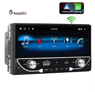 АВТОРАДИО Android Double DIN 6.86" ​​2+64G Car Stereo Wireless Carplay &amp; Android Auto Radio GPS WIFI BT DSP RDS AUX Type-C USB
