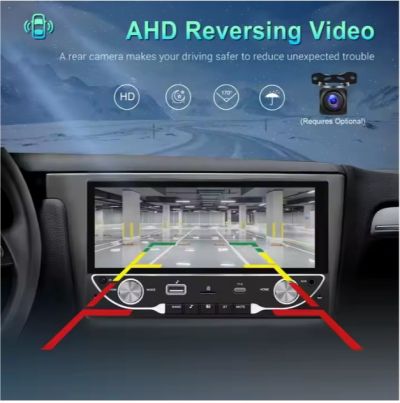 АВТОРАДИО Android Double DIN 6.86" ​​2+64G Car Stereo Wireless Carplay &amp; Android Auto Radio GPS WIFI BT DSP RDS AUX Type-C USB