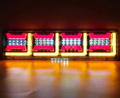 Стопове LED с бягащ мигач 24V к-т -46см