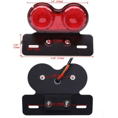 Мото лед стоп с мигачи за мотор,атв