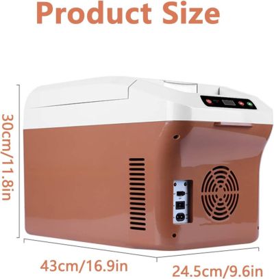 15L мини електрически охладител, 12V/24V хладилник за кола