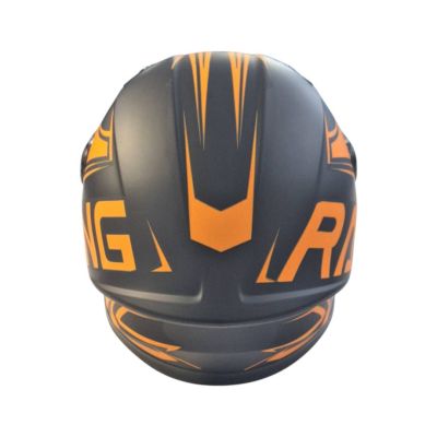 Детска Каска- Черен/Оранжев Мат