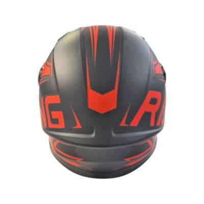 Детска Каска- Черен/Червен Мат