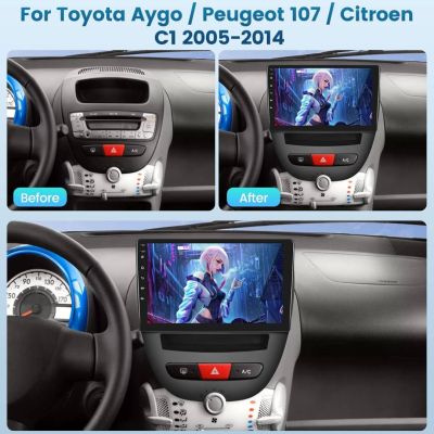 Мултимедия за Peugeot 107/Citroen C1/Toyota Aygo - 10´´