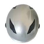 Каска за мотор М сива