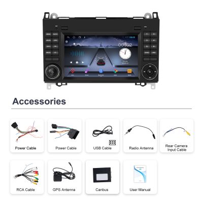 Мултимедия за MERCEDES Benz W169/B200 - 7"  