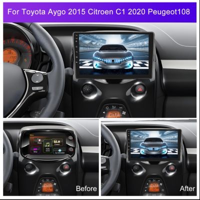 Мултимедия за Toyota Aygo 2015 Citroen C1 2020 Peugeot 108 - 9'' 