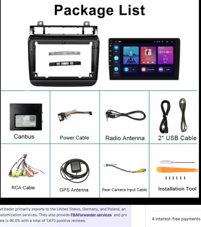 Мултимедия за VW Touareg 2011-2017 - 9''