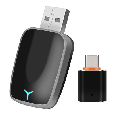 Car AI Box 2 в 1 Dongle USB безжичен Carplay / Android Auto адаптер