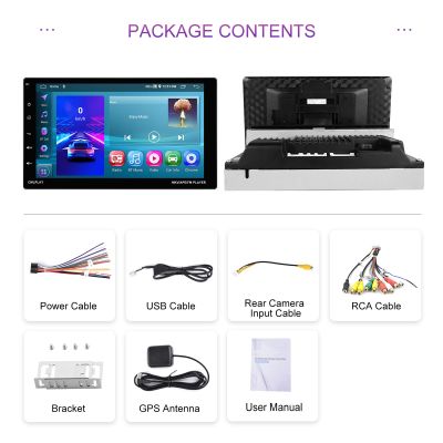 9" въртящ се 1 DIN Android Car+Carplay радио Android 